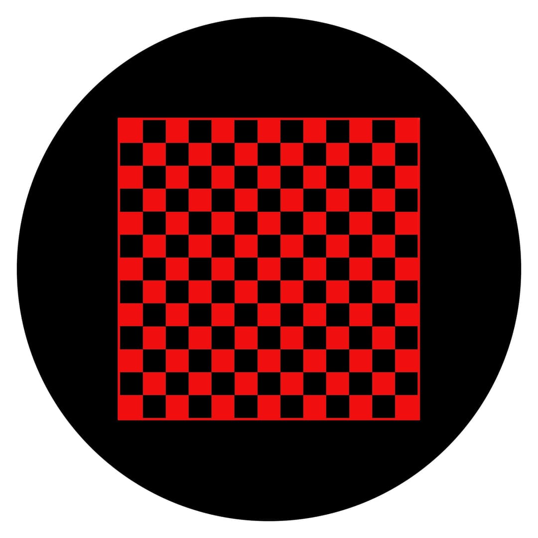 100x100 Pixel Chessboard Light Pattern