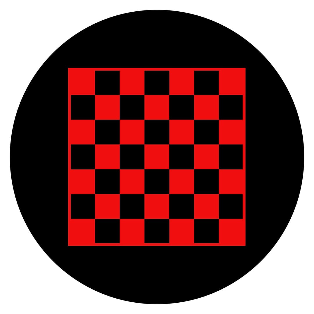 50x50 Pixel Chessboard Projector Pattern