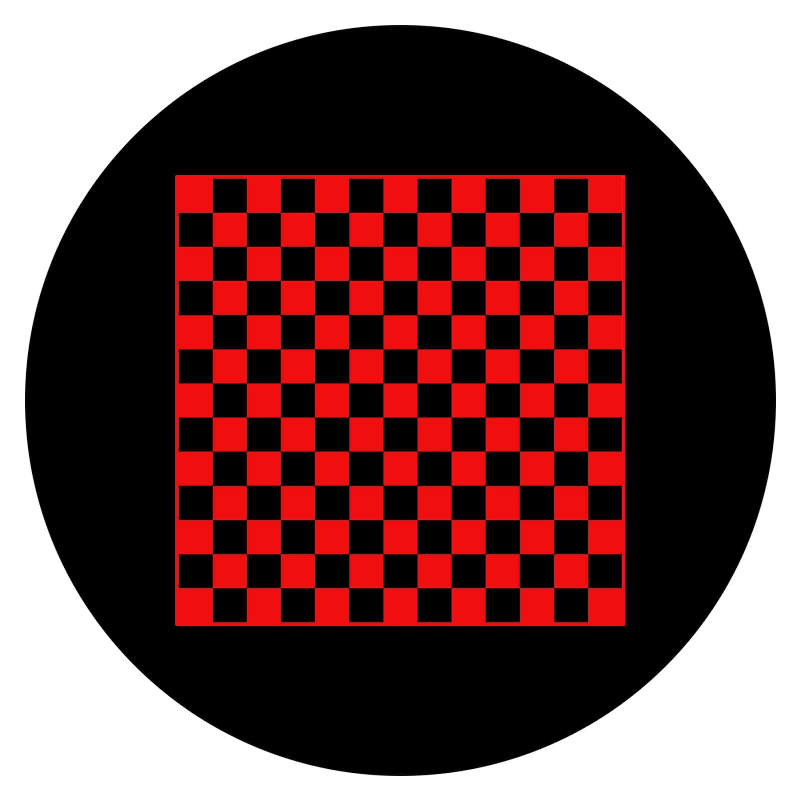 100x100 Pixel Chessboard Light Pattern